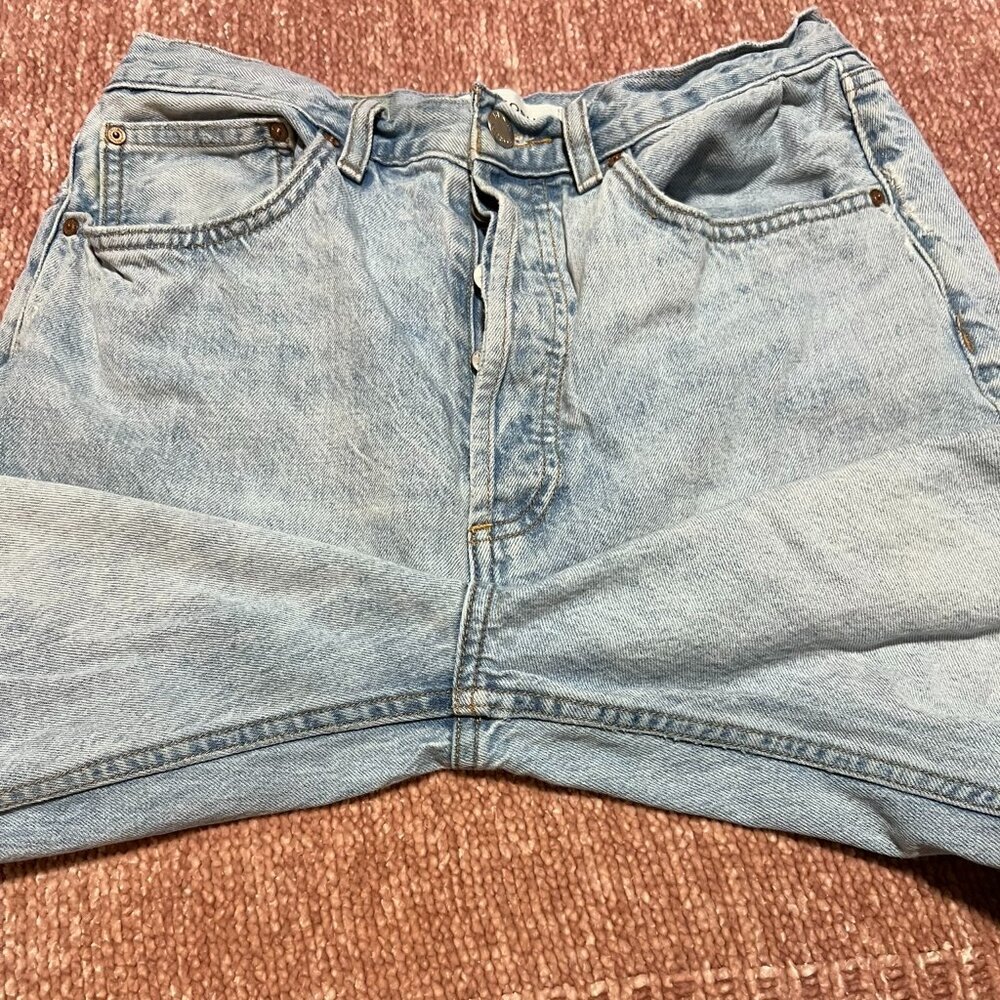 Denim Forum The BF Boyfriend High Rise Loose 28L Size 29 Light Wash - Picture 5 of 15